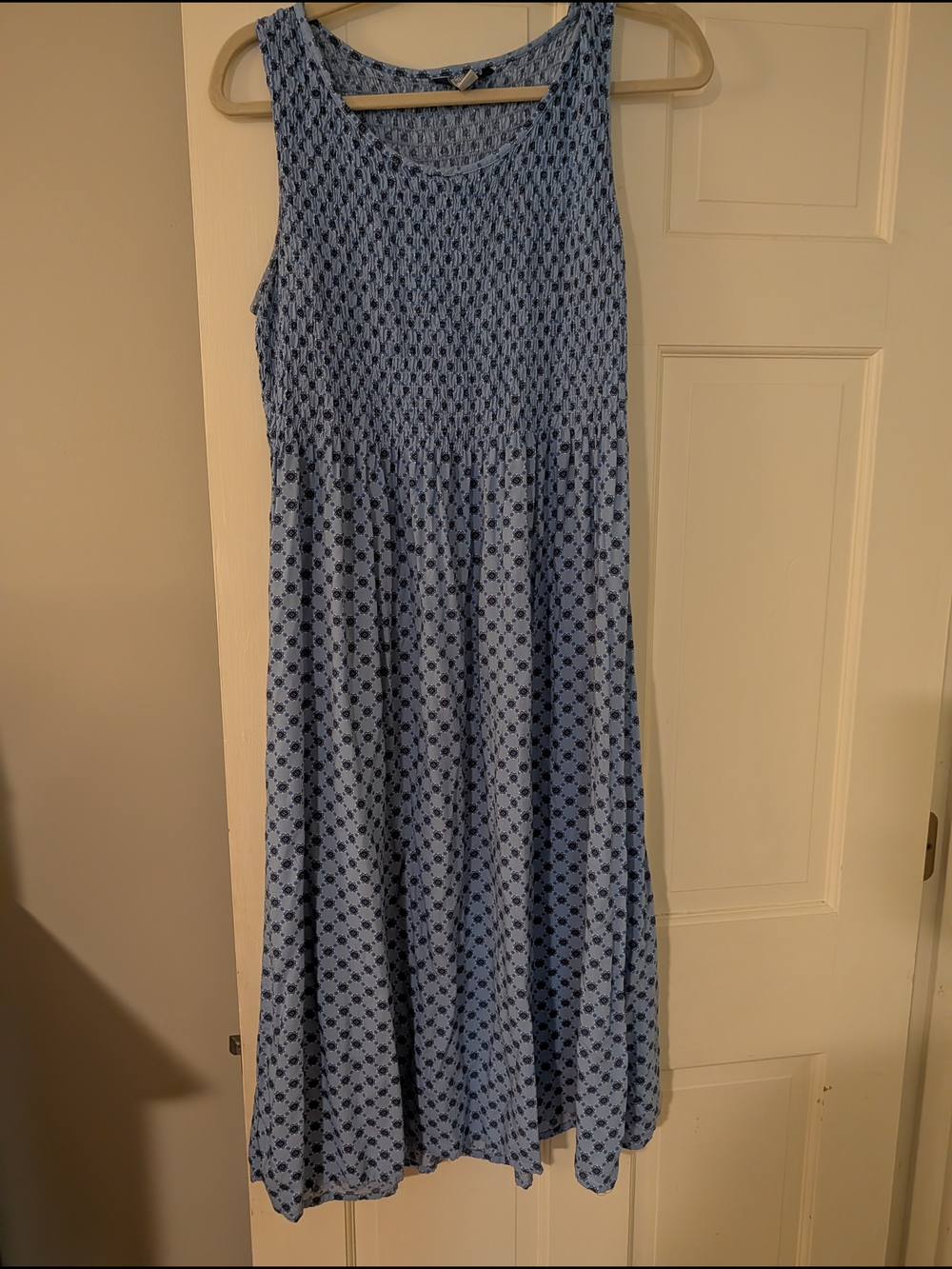 Croft & barrow Floral Light Blue Maxi Dress - Picture 3 of 6